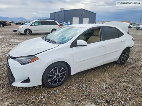 2T1BURHE2HC953344 — 2017 Toyota Corolla, Parte trasera, fotos antes de reparar