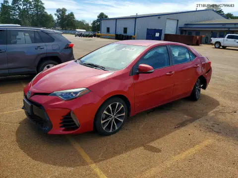 2T1BURHE9HC799683 — 2017 Toyota Corolla, Bok, zdjęć przed naprawą