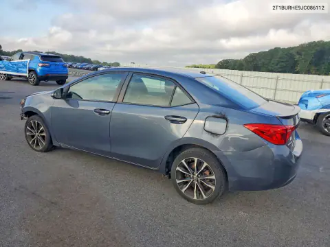 2018 Toyota Corolla Se VIN 2T1BURHE9JC086112 фото 2