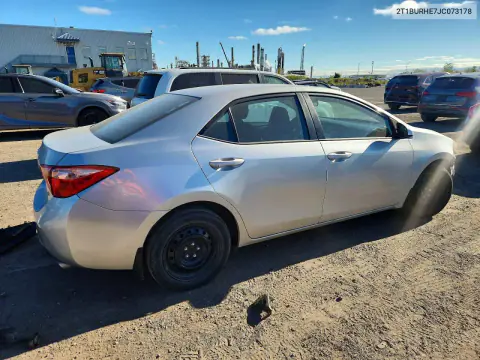 2018 Toyota Corolla L VIN 2T1BURHE7JC073178 фото 3