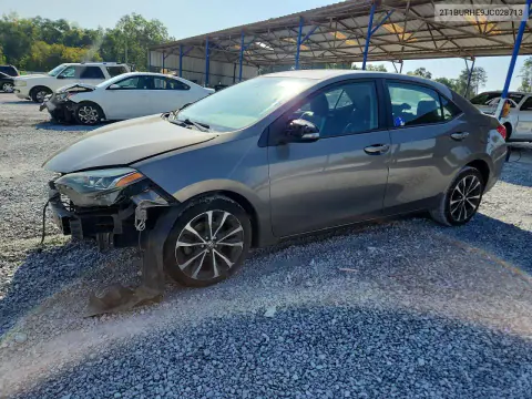 2018 Toyota Corolla Se VIN 2T1BURHE9JC028713 фото 1
