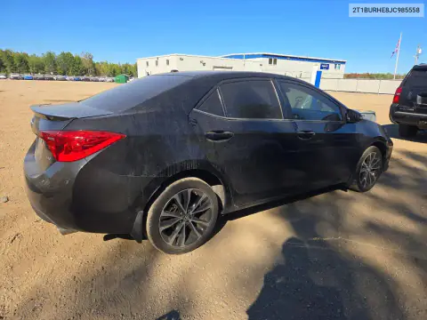 2T1BURHE8JC985558 — 2018 Toyota Corolla, foto 3 de Copart 27.10.2026, Inundación
