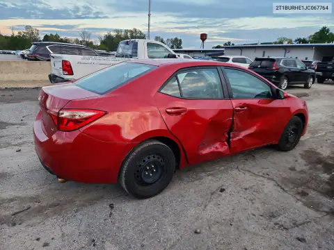 2T1BURHE1JC067764 — 2018 Toyota Corolla, ფოტო 3, Copart, გვერდითი ნაწილი
