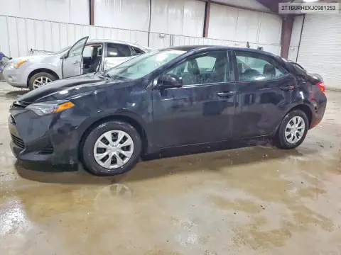 2T1BURHEXJC981253 — 2018 Toyota Corolla, Передняя часть, фото до ремонта