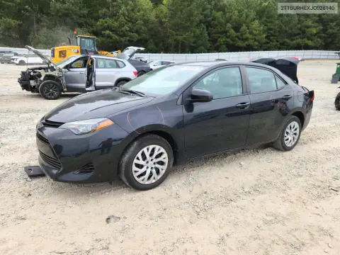 2018 Toyota Corolla Le VIN 2T1BURHEXJC028140 фото 1