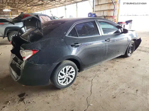 2T1BURHE5JC014369 — 2018 Toyota Corolla, photo 3 from Copart 21.10.2026, Front end