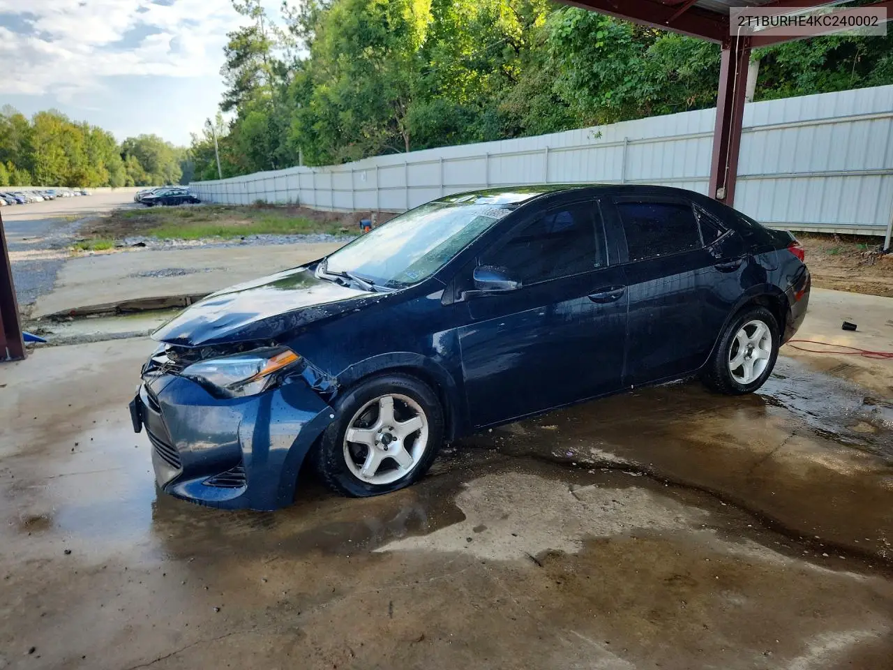 2T1BURHE4KC240002 Toyota Corolla 2019 — uszkodzenie Przód, zdjęcie przed naprawą