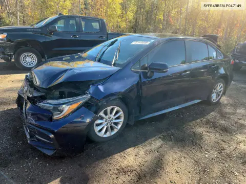 5YFB4RBE8LP047149 — 2020 Toyota Corolla, Front end, before-repair photos