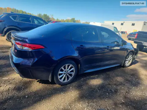 5YFB4RBE8LP047149 — 2020 Toyota Corolla, ფოტო 3, Copart, წინა ნაწილი
