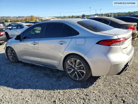 5YFS4RCE2LP049588 — 2020 Toyota Corolla, photo 2 from Copart 28.10.2026, Flood