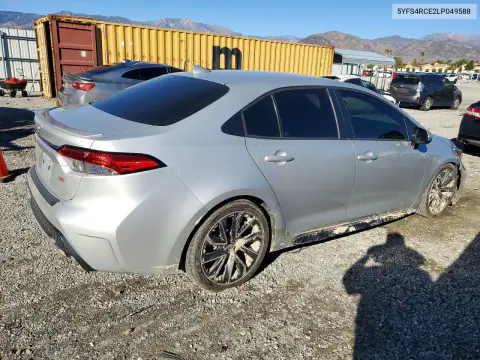 5YFS4RCE2LP049588 — 2020 Toyota Corolla, photo 3 from Copart 28.10.2026, Flood