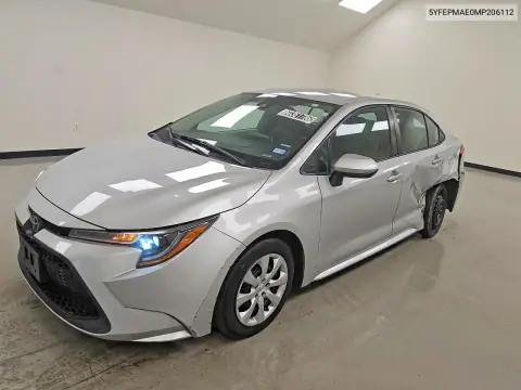 5YFEPMAE0MP206112 — 2021 Toyota Corolla, Bok, zdjęć przed naprawą