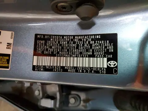5YFEPMAE3MP187121 — 2021 Toyota Corolla, Lateral (Side), fotos antes de reparar