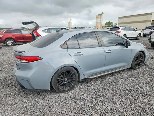 5YFS4MCEXMP093861 — 2021 Toyota Corolla, foto 3 de Copart, Granizo