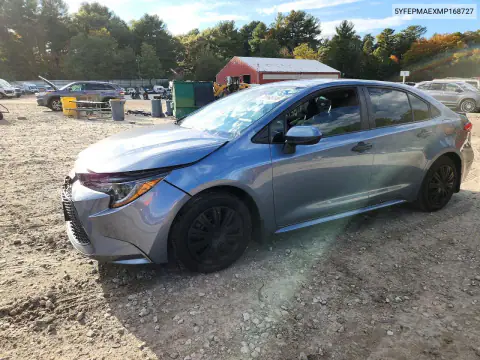 5YFEPMAEXMP168727 — 2021 Toyota Corolla, Задня частина, фото до ремонту