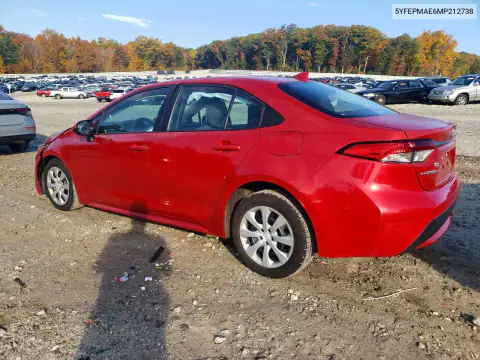 5YFEPMAE6MP212738 — 2021 Toyota Corolla, фото 2 с аукциона Copart, Повреждения снизу