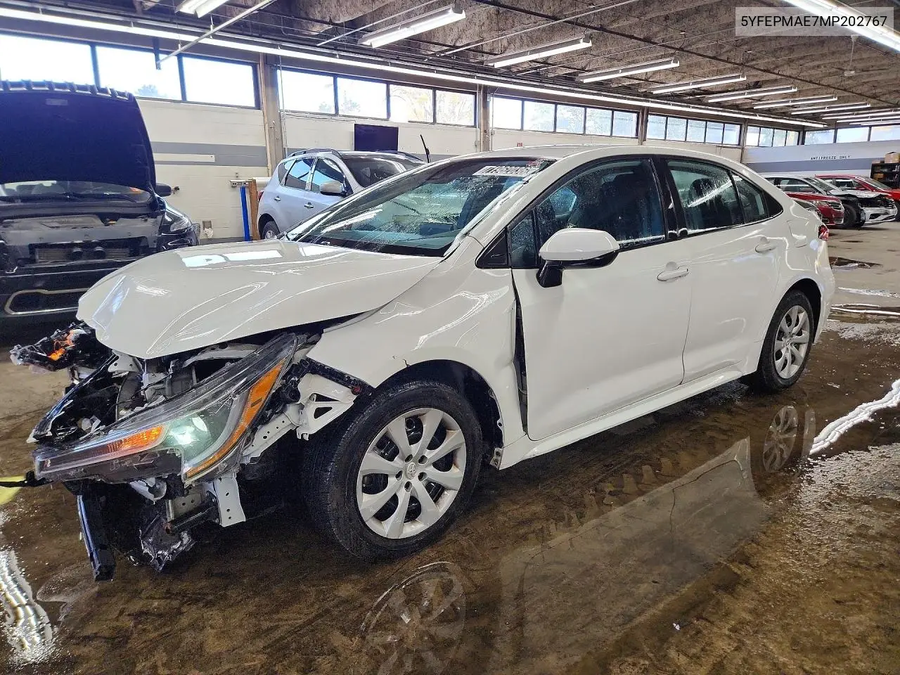 2021 Toyota Corolla Le VIN 5YFEPMAE7MP202767 фото 1