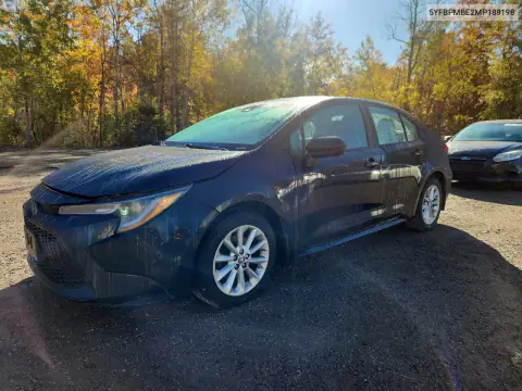 5YFBPMBE2MP189198 Toyota Corolla 2021 — uszkodzenie Zalanie, zdjęcie przed naprawą