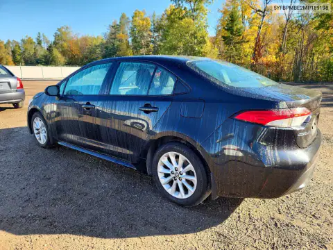 5YFBPMBE2MP189198 — 2021 Toyota Corolla, zdjęcie 2 z Copart, Zalanie
