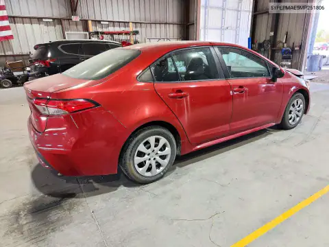 5YFEPMAE5MP251806 — 2021 Toyota Corolla, фото 3 с аукциона Copart, ПЕРЕДНЯЯ ЧАСТЬ