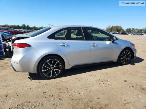 JTDS4MCE2MJ070367 — 2021 Toyota Corolla, photo 3 from Copart, Rear end