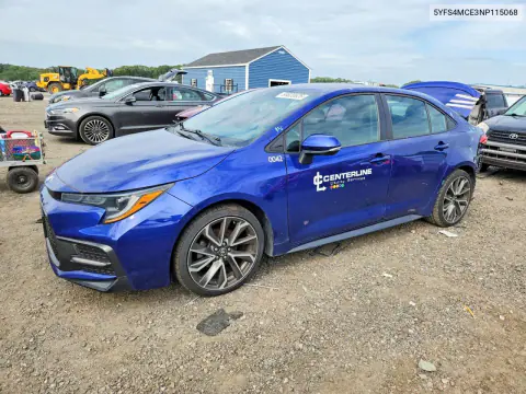 2022 Toyota Corolla VIN 5YFS4MCE3NP115068 фото 1