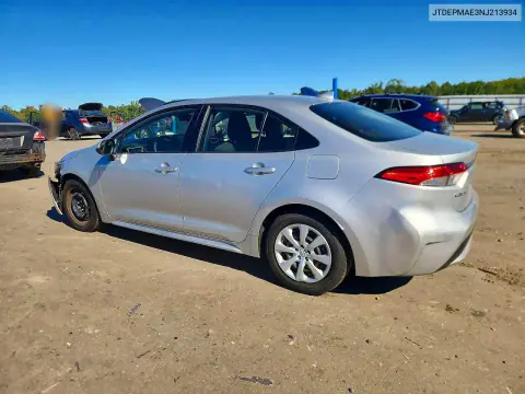 2022 Toyota Corolla Le VIN JTDEPMAE3NJ213934 фото 2