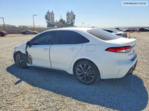 2023 Toyota Corolla Se VIN JTDP4MCE4PJ102181 фото 2