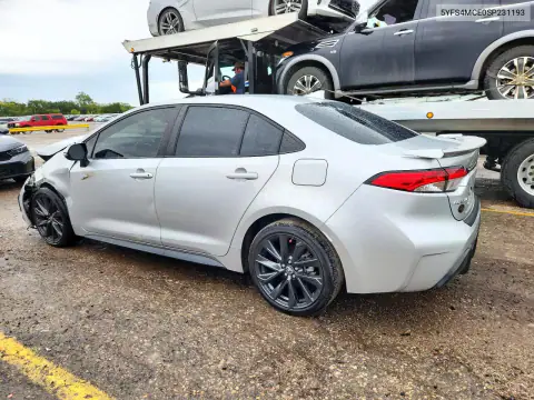 5YFS4MCE0SP231193 — 2025 Toyota Corolla, foto 2 de Copart, Parte delantera