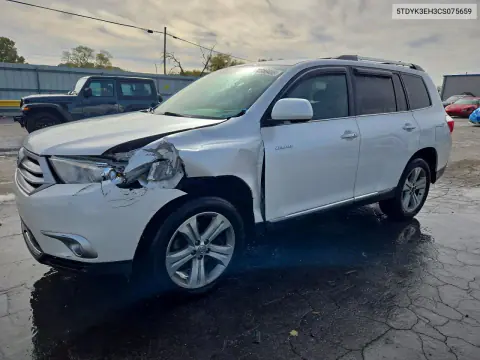 2012 Toyota Highlander Limited VIN 5TDYK3EH3CS075659 фото 1