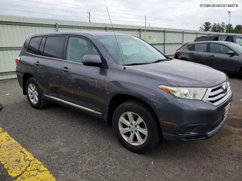 5TDBK3EH0CS148878 — 2012 Toyota Highlander, фото 4 с аукциона Copart, Боковая часть