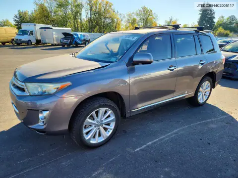 JTEDC3EH4C2005117 — 2012 Toyota Highlander, Опрокидывание, фото до ремонта