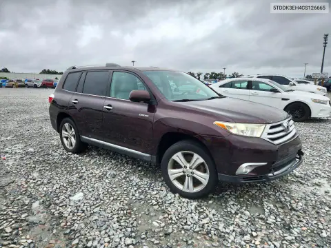 2012 Toyota Highlander Limited VIN 5TDDK3EH4CS126665 фото 4