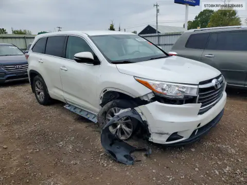 2015 Toyota Highlander Le Plus VIN 5TDBKRFH6FS206885 фото 4
