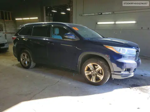 2016 Toyota Highlander Limited Platinum VIN 5TDDKRFHXGS296357 фото 4