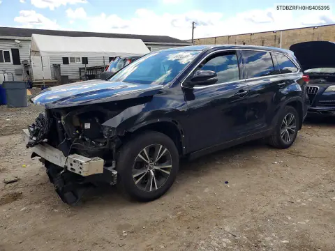2017 Toyota Highlander Le VIN 5TDBZRFH0HS405395 фото 1
