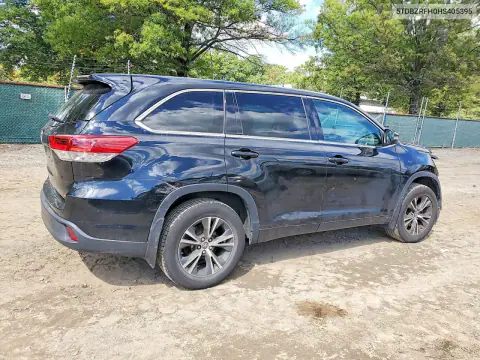 2017 Toyota Highlander Le VIN 5TDBZRFH0HS405395 фото 3