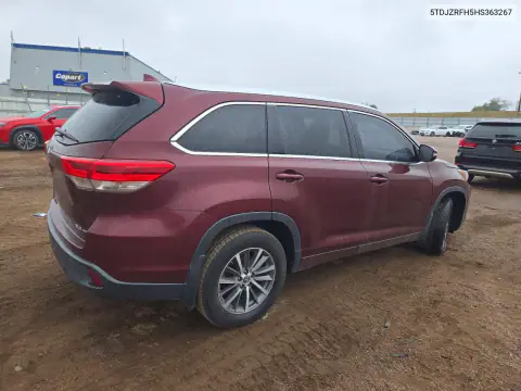 5TDJZRFH5HS363267 — 2017 Toyota Highlander, foto 3 de Copart 02.11.2026, Pequeñas abolladuras y arañazos
