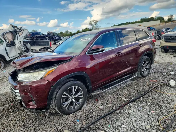 5TDZZRFH2JS281487 Toyota Highlander 2018 — повреждение Передняя часть, фото до ремонта