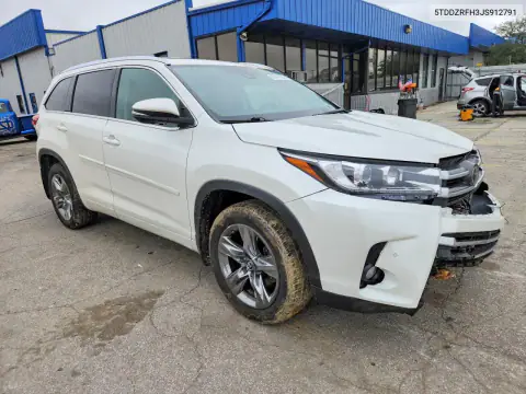5TDDZRFH3JS912791 — 2018 Toyota Highlander, фото 4 с аукциона Copart, ПЕРЕДНЯЯ ЧАСТЬ