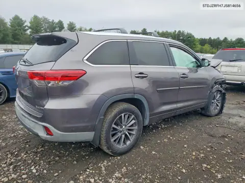5TDJZRFH7JS814656 — 2018 Toyota Highlander, ფოტო 3, Copart, წინა ნაწილი