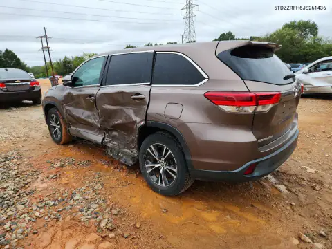 5TDZZRFH6JS261436 — 2018 Toyota Highlander, photo 2 from Copart, Side