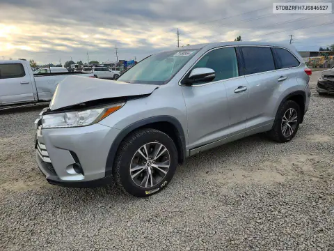 2018 Toyota Highlander Le VIN 5TDBZRFH7JS846527 фото 1