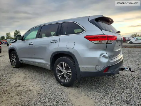2018 Toyota Highlander Le VIN 5TDBZRFH7JS846527 фото 2