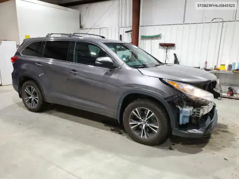 2018 Toyota Highlander Le VIN 5TDBZRFH6JS843523 фото 4