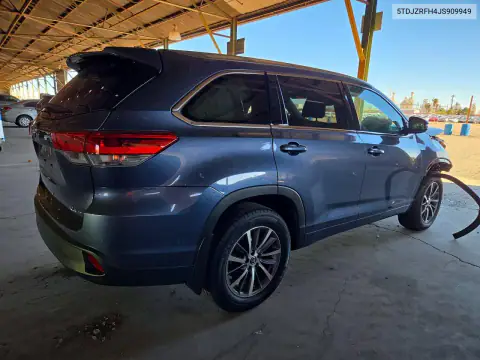 5TDJZRFH4JS909949 — 2018 Toyota Highlander, foto 3 de Copart, Parte delantera