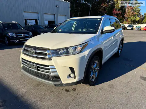 2018 Toyota Highlander Limited Platinum VIN 5TDDZRFH2JS856794 фото 1