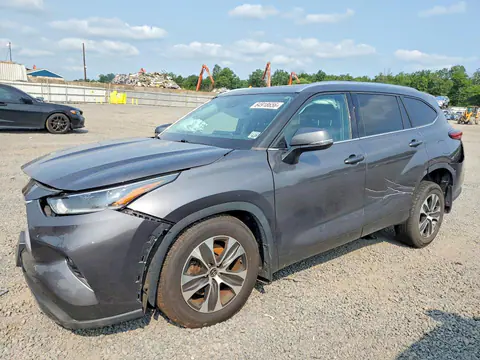 5TDGZRBHXMS543290 — 2021 Toyota Highlander, Передняя часть (Front End), фото до ремонта