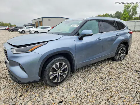 2021 Toyota Highlander Xle VIN 5TDGZRBH3MS086175 фото 1