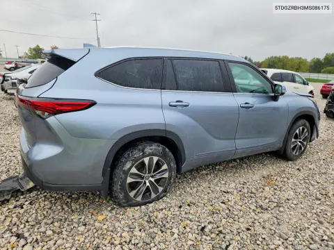 2021 Toyota Highlander Xle VIN 5TDGZRBH3MS086175 фото 3